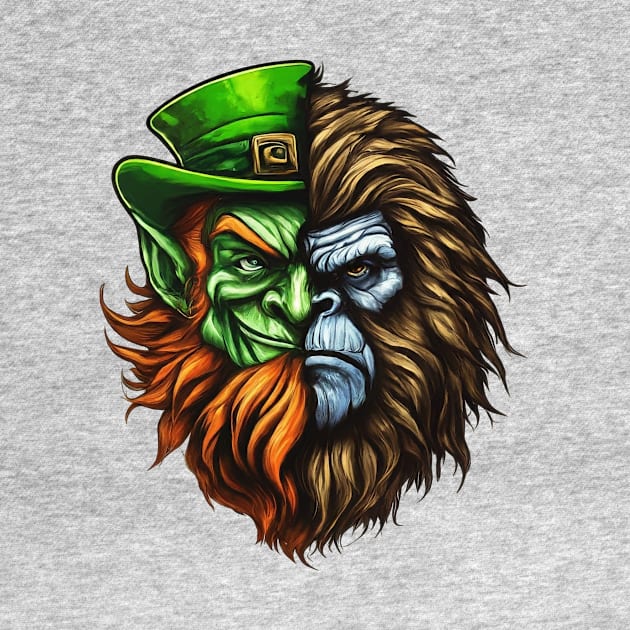 Leprechaun / Bigfoot by WolfeTEES